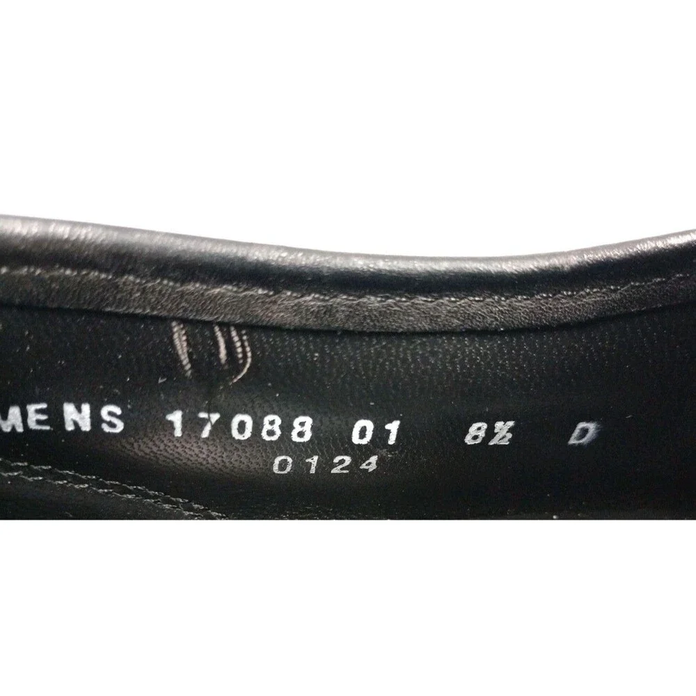 Florsheim Comfortech Dress Shoes Mens 8.5 D Black Loafer Leather Moc Toe Casual